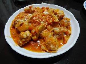 鶏のトマトクリーム煮