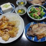 鶏もも肉とブロッコリーの献立