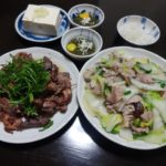 八宝菜風野菜炒めの献立