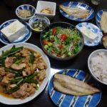 息子が作った夕飯